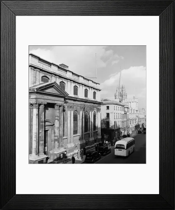 Framed Print : The City Church of All Saints and St Martins (left) and the colleges