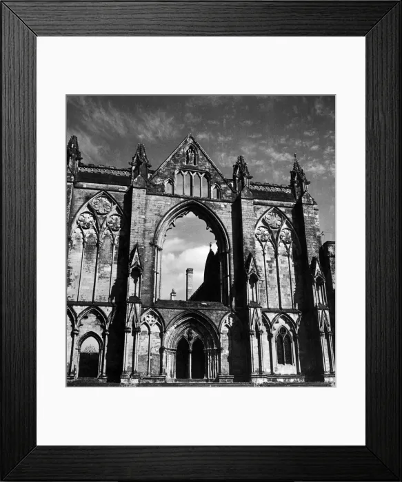 Framed Print : The facade of Newstead Abbey, nine miles from Nottingham. Circa 1950 Framed Print : The facade of Newstead Abbey, nine miles from Nottingham. Circa 1950