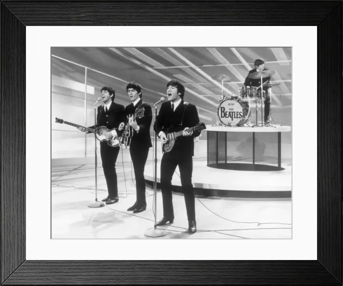 Framed Print : The Beatles in America - USA Tour 1964. The Beatles 1st live US performance Framed Print : The Beatles in America - USA Tour 1964. The Beatles 1st live US performance