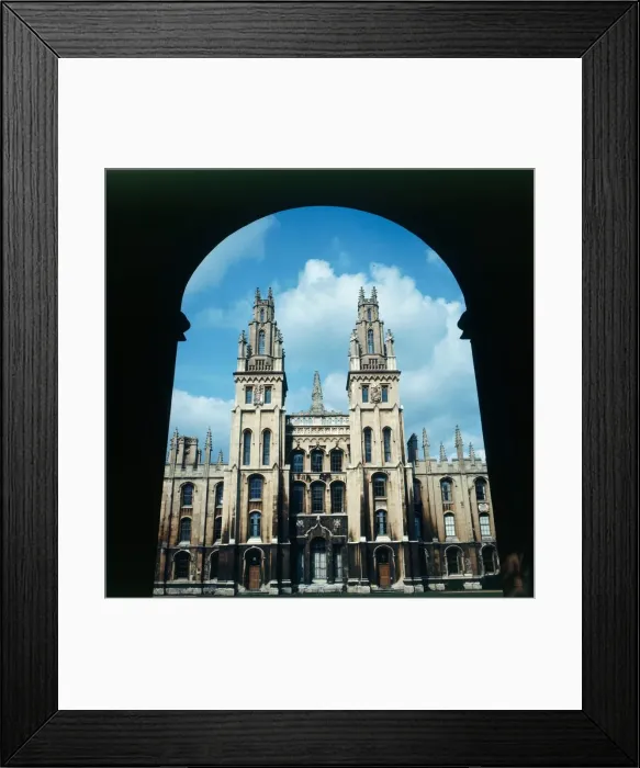 Framed Print : View of All Souls College in Oxford, 1973 Framed Print : View of All Souls College in Oxford, 1973