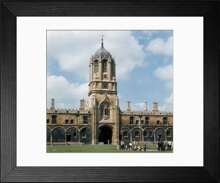 Framed Print : A view of Tom Tower in Oxford, 1973 Framed Print : A view of Tom Tower in Oxford, 1973