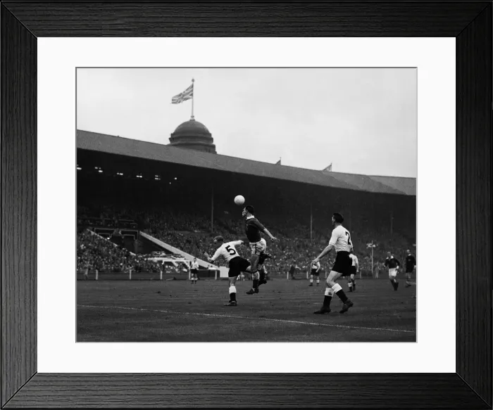 Framed Print : International match at Wembley Stadium. England 3 v Wales 2 Framed Print : International match at Wembley Stadium. England 3 v Wales 2