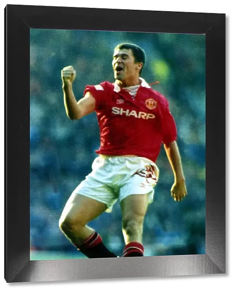 Roy Keane Manchester United & Republic of Ireland footballer after he had put United