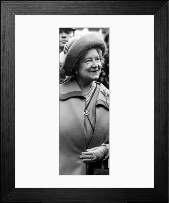 Framed Print : Queen Elizabeth the Queen Mother North East Visits Queen Elizabeth Framed Print : Queen Elizabeth the Queen Mother North East Visits Queen Elizabeth