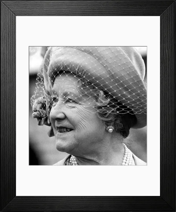 Framed Print : Queen Elizabeth the Queen Mother North East Visits Queen Elizabeth Framed Print : Queen Elizabeth the Queen Mother North East Visits Queen Elizabeth