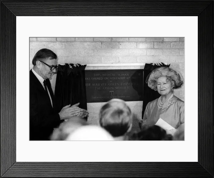 Framed Print : Queen Elizabeth the Queen Mother North East Visits Queen Elizabeth Framed Print : Queen Elizabeth the Queen Mother North East Visits Queen Elizabeth
