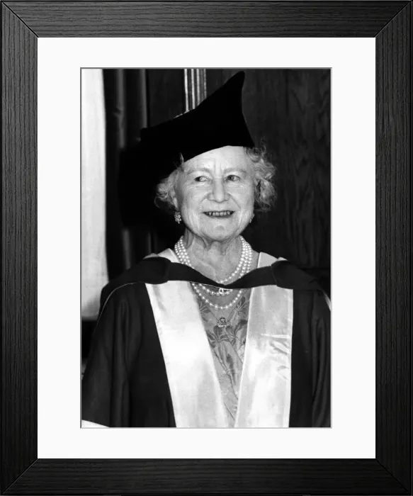 Framed Print : Queen Elizabeth the Queen Mother North East Visits Queen Elizabeth Framed Print : Queen Elizabeth the Queen Mother North East Visits Queen Elizabeth
