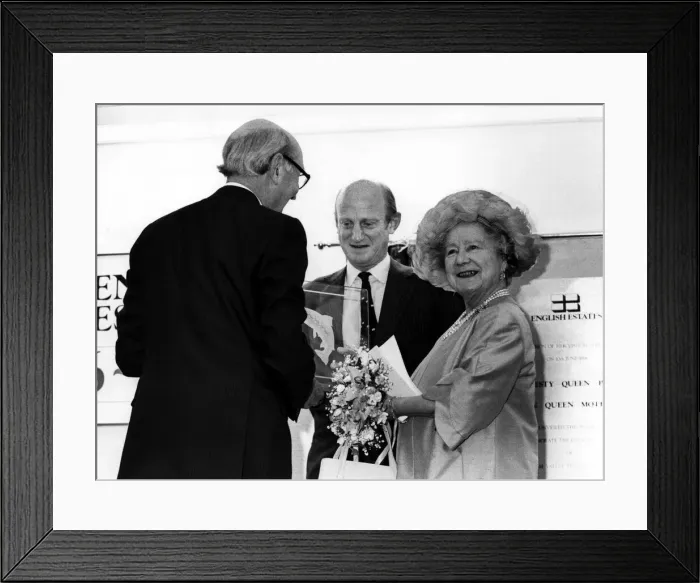 Framed Print : Queen Elizabeth the Queen Mother North East Visits Queen Elizabeth Framed Print : Queen Elizabeth the Queen Mother North East Visits Queen Elizabeth