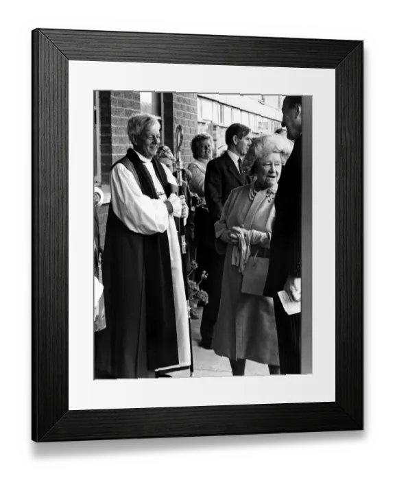 Framed Print : Queen Elizabeth the Queen Mother North East Visits Queen Elizabeth Framed Print : Queen Elizabeth the Queen Mother North East Visits Queen Elizabeth