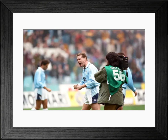 Framed Print : Serie A League match at the Stadio Olimpico, Rome. Lazio 1 v AS Roma 1