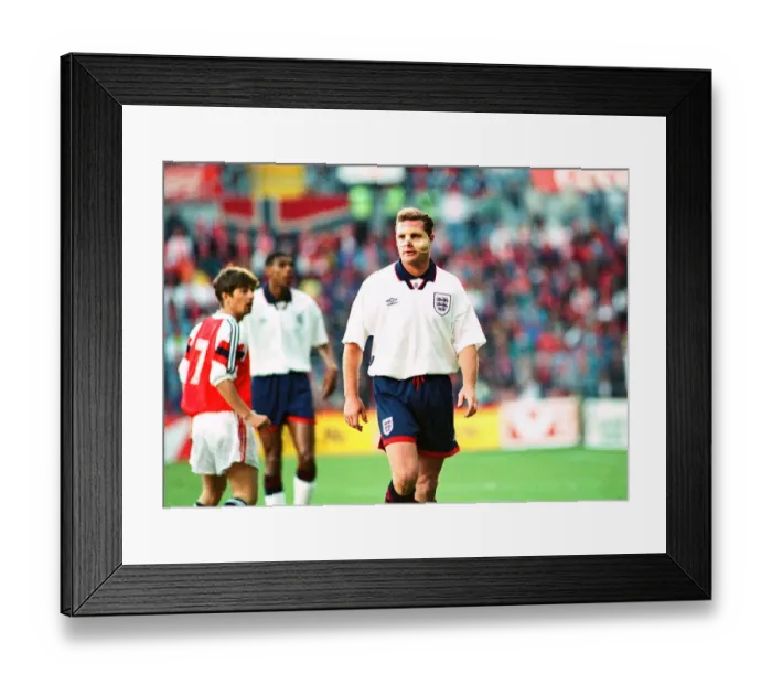 Framed Print : 1994 World Cup Qualifying match at the Ullev l Stadion, Oslo Framed Print : 1994 World Cup Qualifying match at the Ullev l Stadion, Oslo