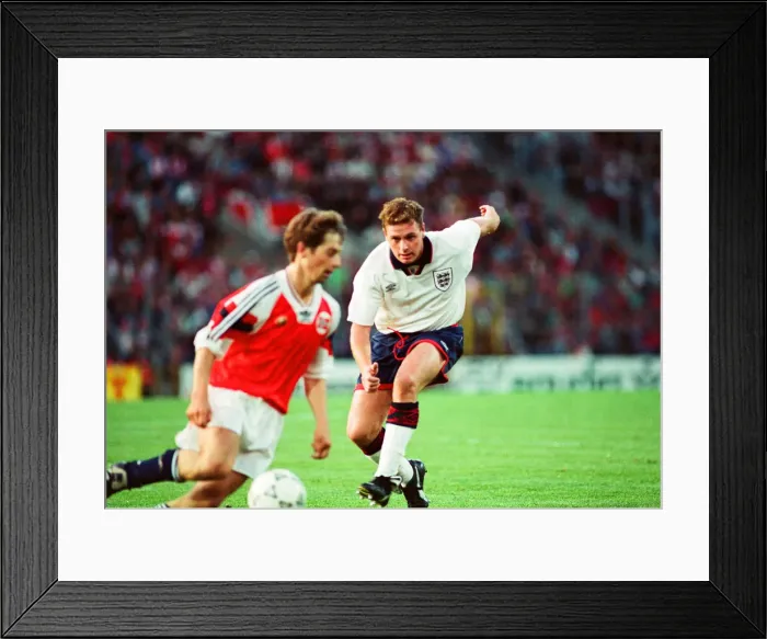 Framed Print : 1994 World Cup Qualifying match at the Ullev l Stadion, Oslo