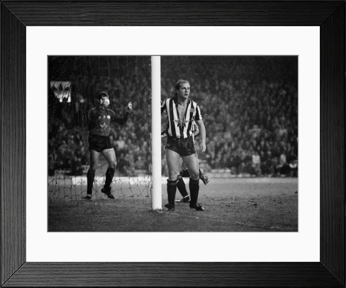 Framed Print : English League Division One match at Anfield. Liverpool 1 v Newcastle United 1