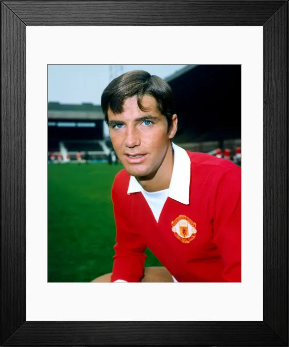 Framed Print : Martin Buchan Manchester United football player 1972 Local Caption Framed Print : Martin Buchan Manchester United football player 1972 Local Caption