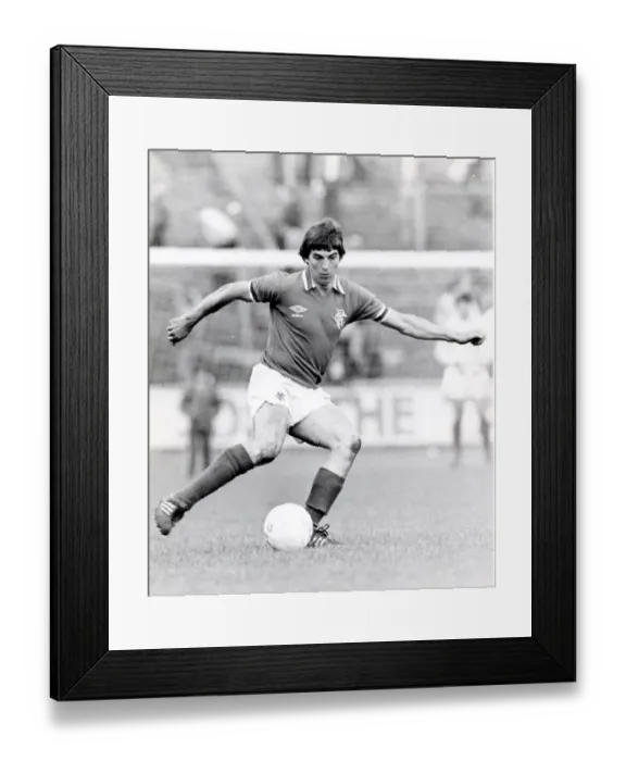 Framed Print : Rangers footballer Tom Forsyth in action. Circa 1978 Framed Print : Rangers footballer Tom Forsyth in action. Circa 1978
