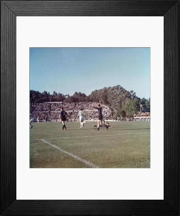Framed Print : 1967 European Cup Final held at the Estadio Nacional in Lisbon, Portugal Framed Print : 1967 European Cup Final held at the Estadio Nacional in Lisbon, Portugal