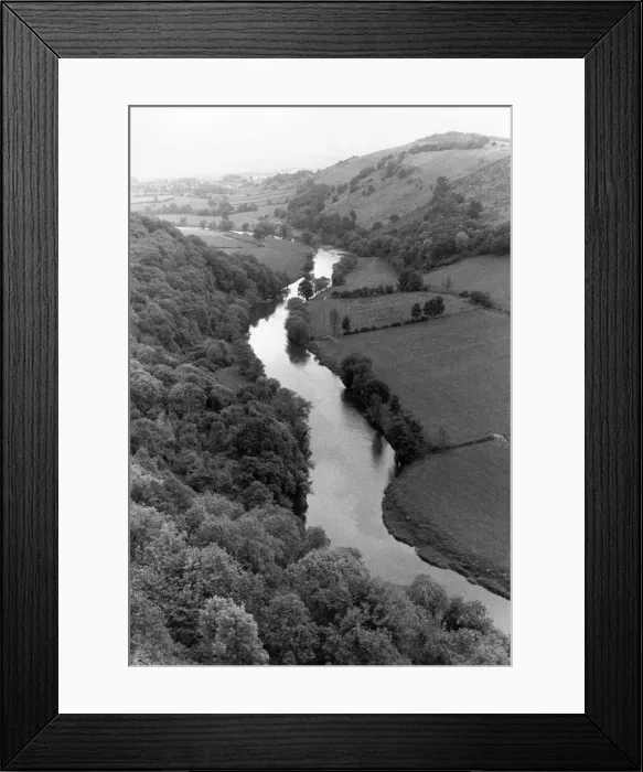 Framed Print : Country views of Herfordshire around Bredwardine, Symonds Yat and the river Wye. c Framed Print : Country views of Herfordshire around Bredwardine, Symonds Yat and the river Wye. c