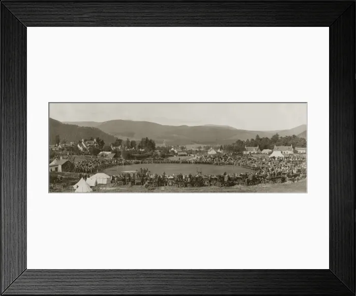 Framed Print : Braemar Gathering Braemar Games 1911 Highland games traditional Scottish sport