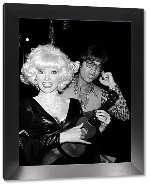 Cliff Richard with cabaret star Jacqueline Jones as Mariliyn Monroe