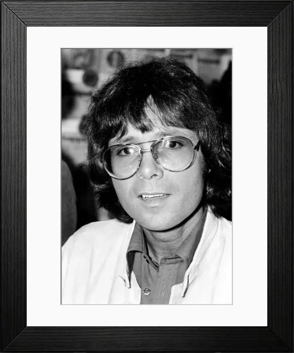 Framed Print : Cliff Richard celebrating 20 years of show business. 2nd October 1978