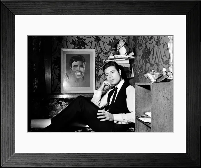 Framed Print : Cliff Richard in his London Palladium dressing room. 13th January 1965 Framed Print : Cliff Richard in his London Palladium dressing room. 13th January 1965