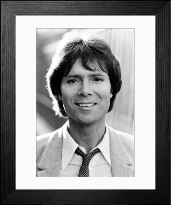 Framed Print : Singer Cliff Richard celebrates his 40th birthday. 13th October 1980