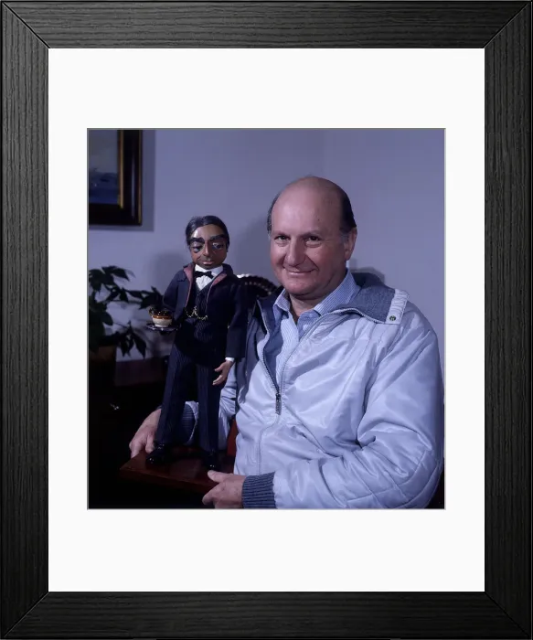 Framed Print : Gerry Anderson creator of the puppet Parker that appeared in Thunderbirds Circa Framed Print : Gerry Anderson creator of the puppet Parker that appeared in Thunderbirds Circa