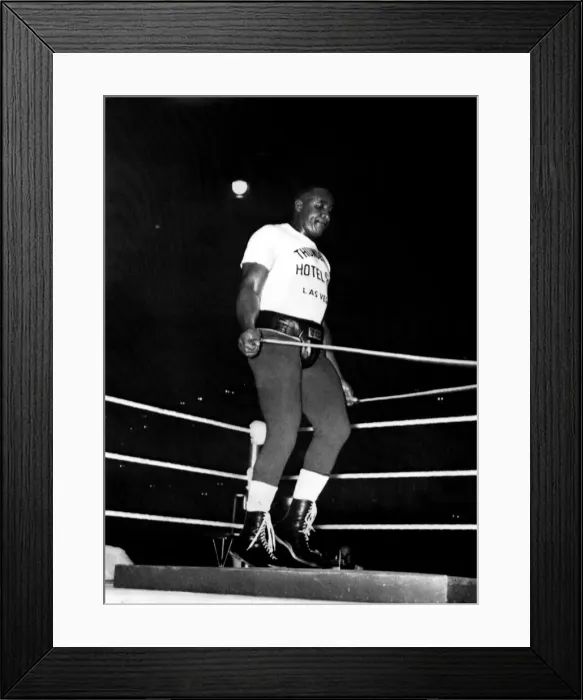 Framed Print : World heavyweight champion Sonny Liston stole the show when he went through his world Framed Print : World heavyweight champion Sonny Liston stole the show when he went through his world