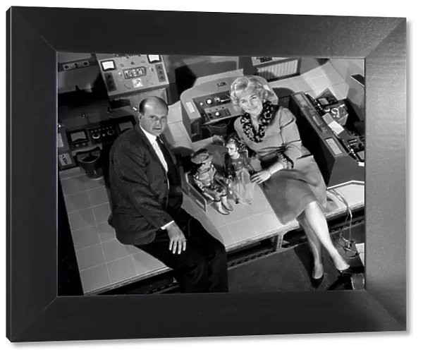 Gerry Anderson creator of Stingray and wife Sylvia