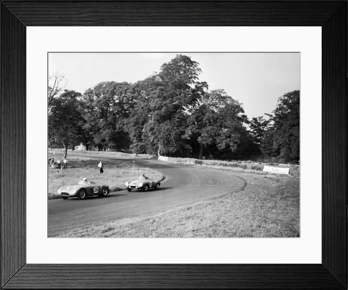 Framed Print : Daily Herald race meeting at Oulton Park. August 1955 Framed Print : Daily Herald race meeting at Oulton Park. August 1955