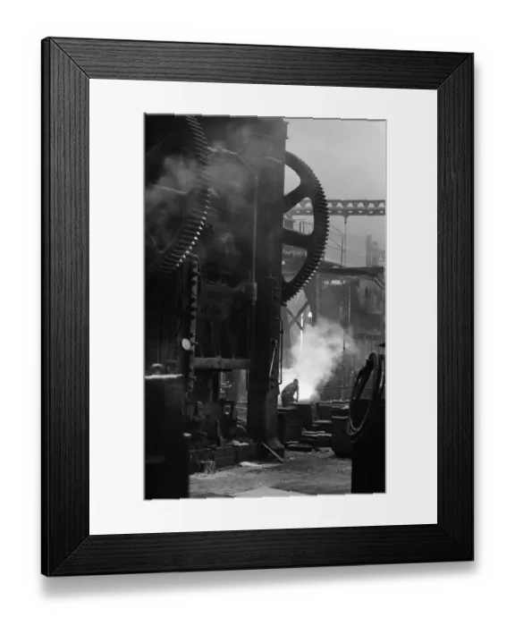 Framed Print : Workers at English Steel Corporation steelworks. 2nd October 1967 Framed Print : Workers at English Steel Corporation steelworks. 2nd October 1967