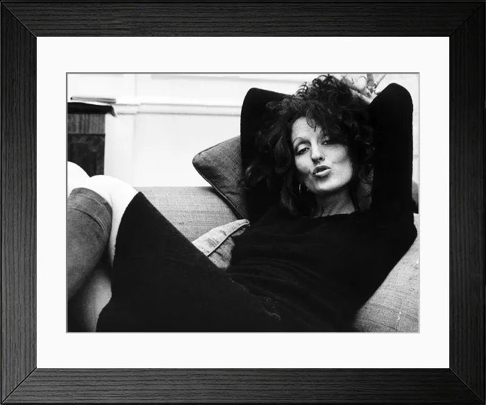 Framed Print : Germaine Greer Australian feminist author 1971 Framed Print : Germaine Greer Australian feminist author 1971