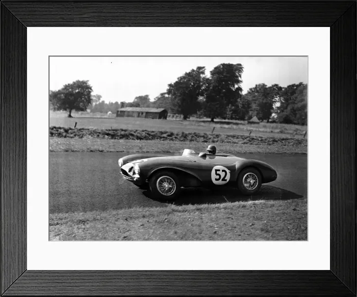 Framed Print : Daily Herald race meeting at Oulton Park. August 1955