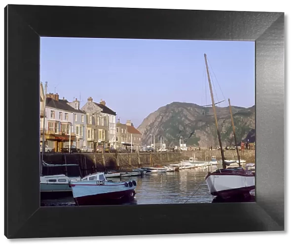 View of the town of Ilfracombe on the North Devon coast