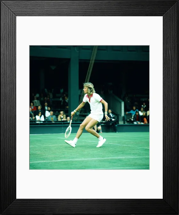 Framed Print : Bjorn Borg at Wimbledon 1974. Local Caption watscan - 19 / 04 / 2010 Framed Print : Bjorn Borg at Wimbledon 1974. Local Caption watscan - 19 / 04 / 2010