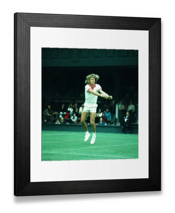 Framed Print : Bjorn Borg in action at Wimbledon 1974. Local Caption watscan - 19 / 04 / 2010 Framed Print : Bjorn Borg in action at Wimbledon 1974. Local Caption watscan - 19 / 04 / 2010