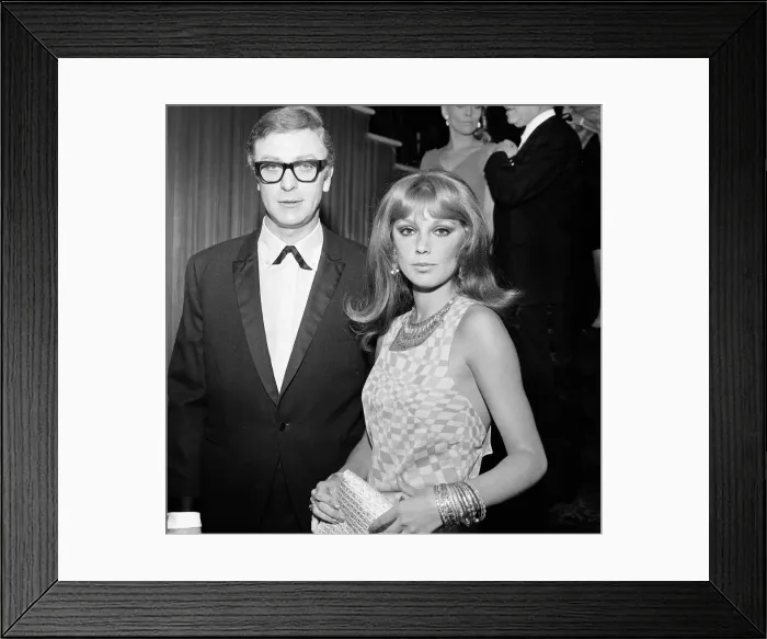 Framed Print : British Film Academy Awards. Michael Caine and Elizabeth Ercy. 24th March 1966 Framed Print : British Film Academy Awards. Michael Caine and Elizabeth Ercy. 24th March 1966