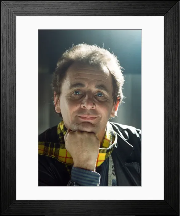 Framed Print : Dr Who, Sylvester McCoy during a BBC photocall to promote the new series of Doctor Who