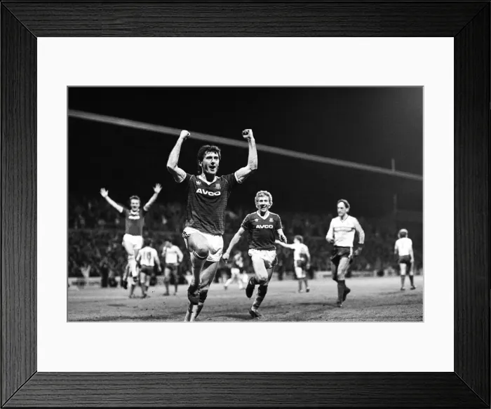 Framed Print : Division One. West Ham 2 v Ipswich 1 30th April 1986