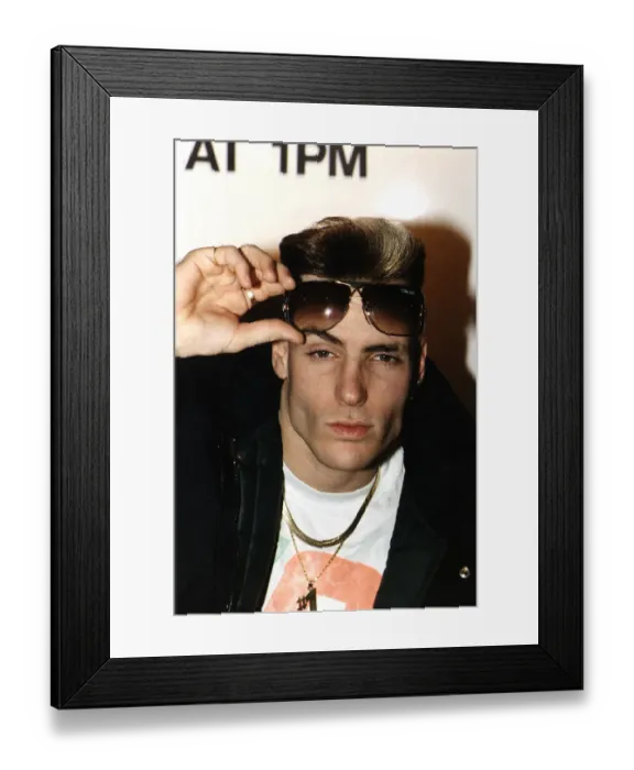 Framed Print : American rapper Vanilla Ice who had a big hit in 1990 with Ice Ice Baby