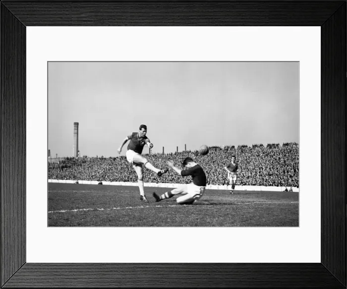 Framed Print : Division Two. Cardiff 0 v. West Ham 3 12th April 1958 Framed Print : Division Two. Cardiff 0 v. West Ham 3 12th April 1958