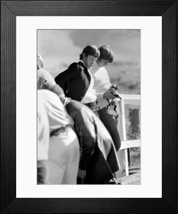Framed Print : Rolling Stones: Filming Ned Kelly in Australia. Mick Jagger Framed Print : Rolling Stones: Filming Ned Kelly in Australia. Mick Jagger
