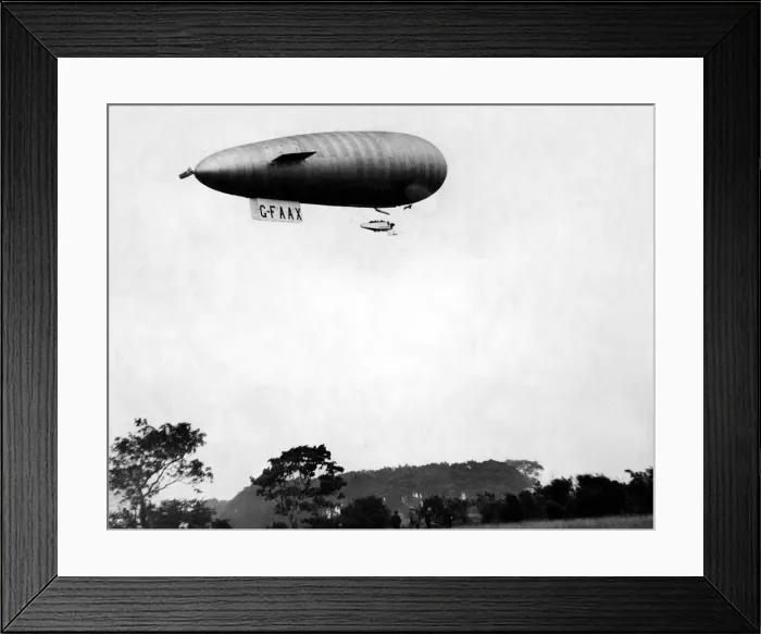 Framed Print : The scene at Cramlington Aerodrome as the AD1 (ADI), (G-FaX Framed Print : The scene at Cramlington Aerodrome as the AD1 (ADI), (G-FaX