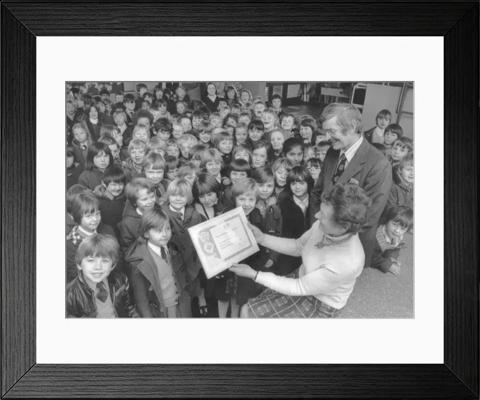 Framed Print : The last presentation of the National Savings jubilee year to a South Warwickshire
