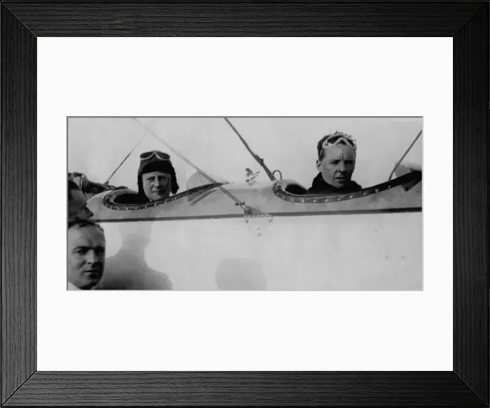 Framed Print : The scene at Cramlington Aerodrome as the AD1 (ADI), (G-FaX