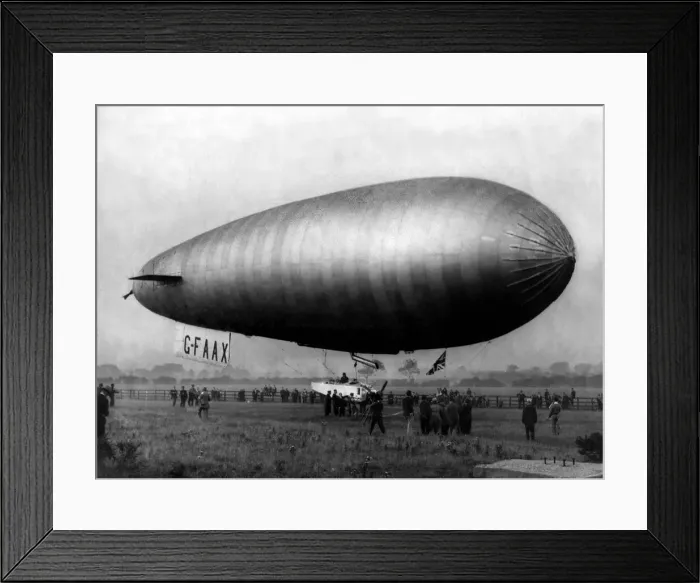 Framed Print : The scene at Cramlington Aerodrome as the AD1 (ADI), (G-FaX Framed Print : The scene at Cramlington Aerodrome as the AD1 (ADI), (G-FaX