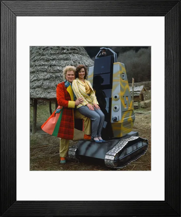 Framed Print : Actor Colin Baker, who plays Doctor Who in the BBC science fiction programme Framed Print : Actor Colin Baker, who plays Doctor Who in the BBC science fiction programme