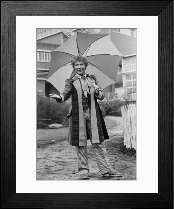 Framed Print : Actor Colin Baker, recently named as the sixth Doctor Who in the BBC science fiction