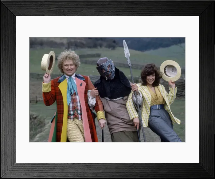 Framed Print : Actor Colin Baker, who plays Doctor Who in the BBC science fiction programme Framed Print : Actor Colin Baker, who plays Doctor Who in the BBC science fiction programme