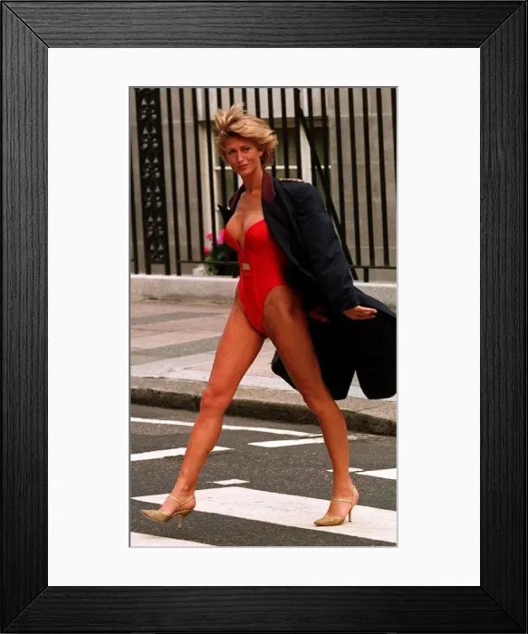  : Model Paula Hamilton wearing a £790 swimsuit